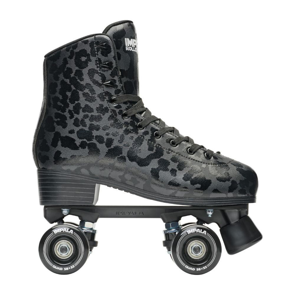 Impala Roller Skates Black Leopard Print - Lucky Skates 