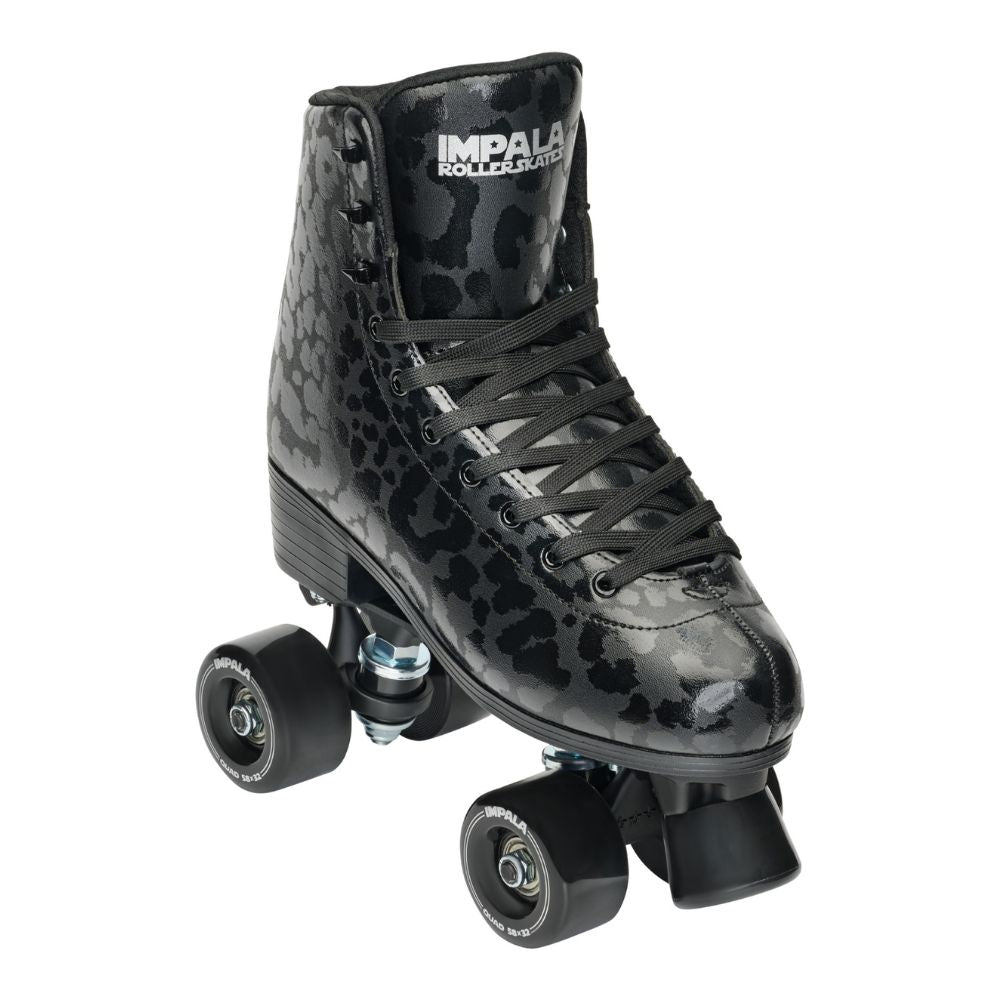 Impala Roller Skates Black Leopard Print - Lucky Skates 