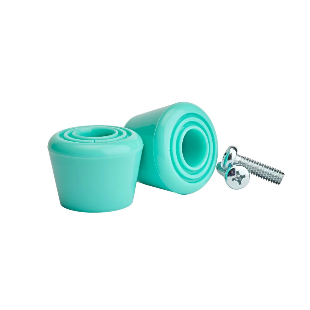 Impala Roller Skates Bolt On Toe Stops Brakes Aqua Green - Lucky Skates 