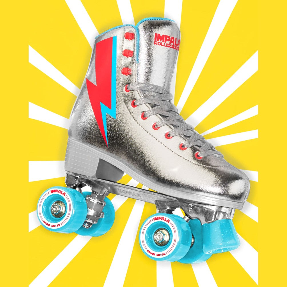 Argentum Impala Roller Skates Metallic Silver - Lucky Skates
