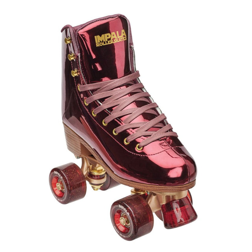 Impala Plum Metallic Maroon Roller Skates Maroon - Lucky Skates