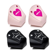Impala Roller Skate Toe Guards Pink/Black - Lucky Skates 