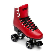 red black high top rollerskate 