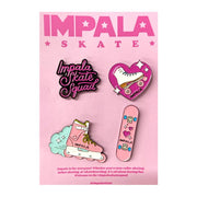 Impala Roller Skate Skateboard Inline Skates Enamel Pin Set - Lucky Skates