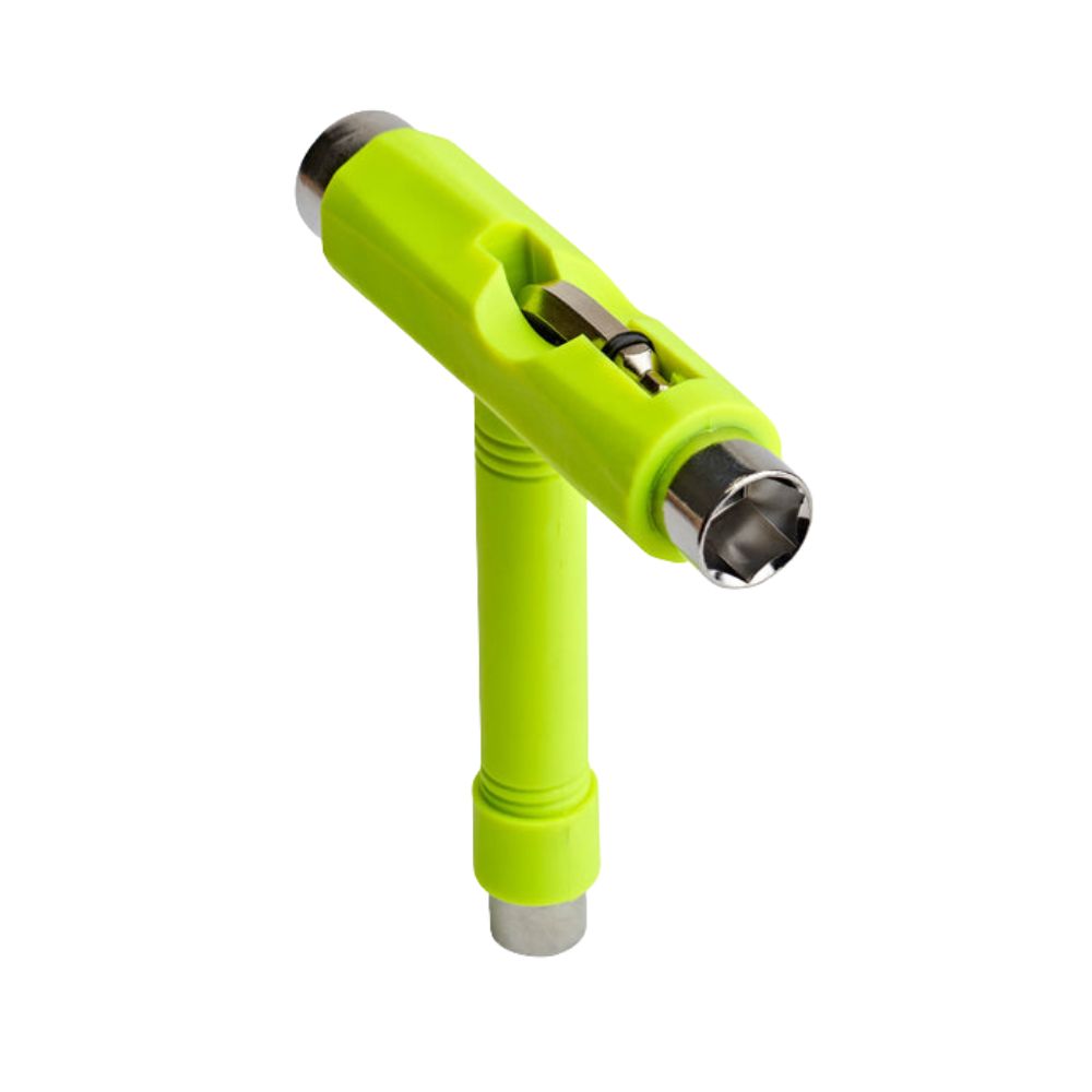 Impala Roller Skate Or Skateboard Tool Lime Green 3/8", 9/16” and 1/2” sockets - Lucky Skates