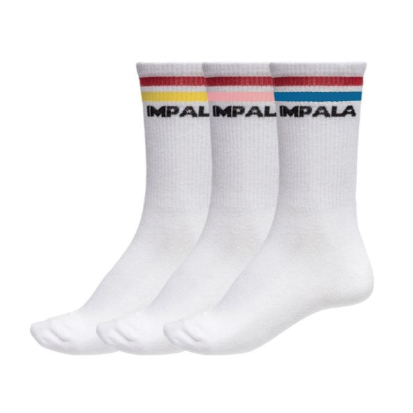 Impala Stripe 3 Pack Socks - Lucky Skates