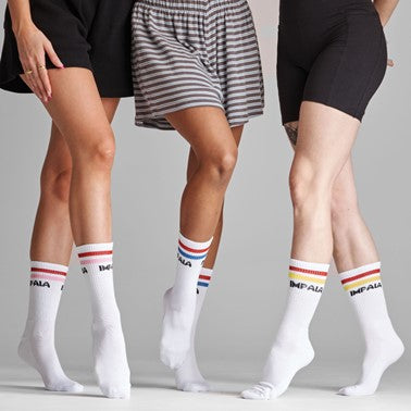 Impala Stripe 3 Pack Socks - Lucky Skates