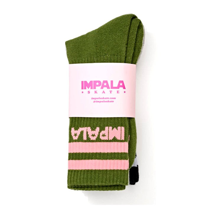 Impala Stripe Camo 3 Pack Socks - Lucky Skates