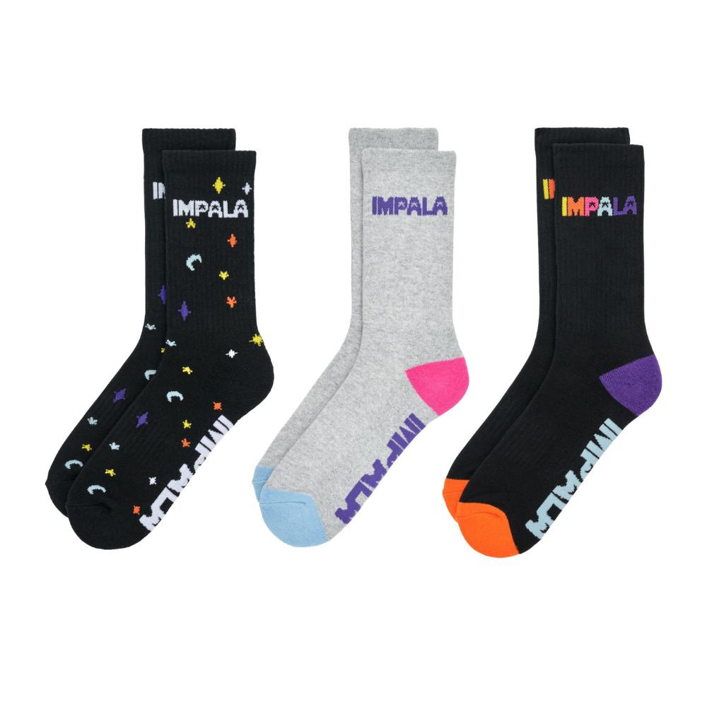 Impala Twinkle 3 Pack Skate Socks - Lucky Skates 