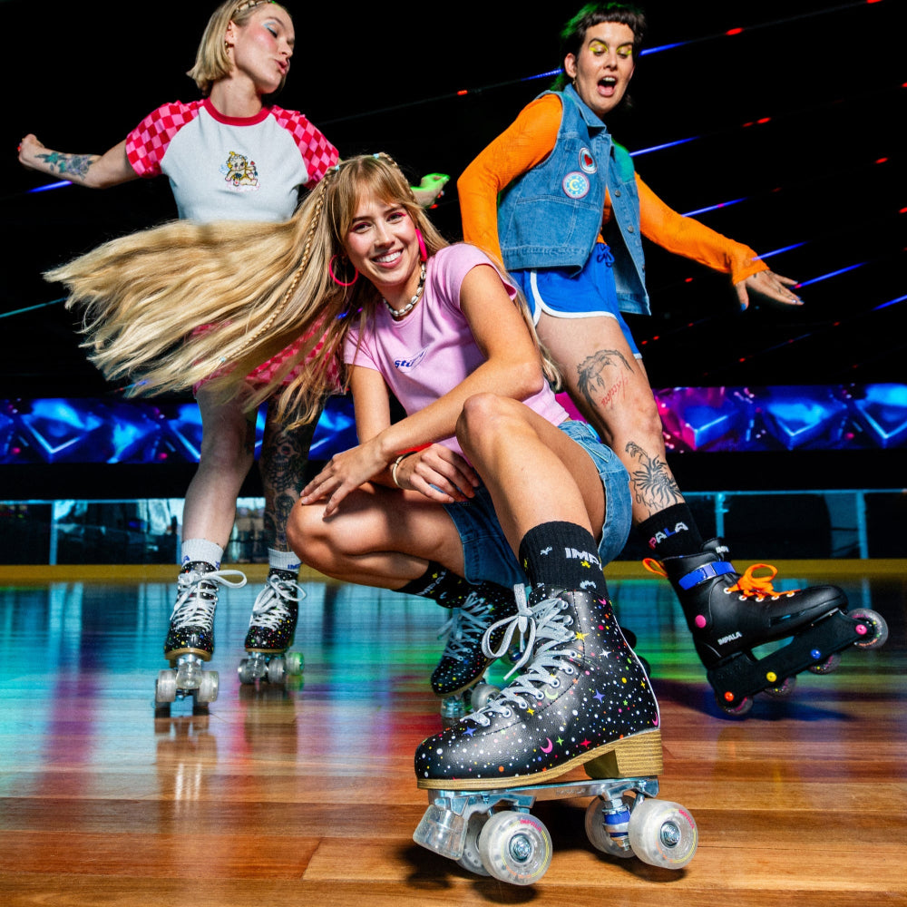 Implala Twinkle Quad Roller Skates Inline Roller Blades - Lucky Skates  