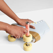 Impala Pastel Yellow Cream Outdoor Skate Wheels 58mm 82A - Lucky Skates