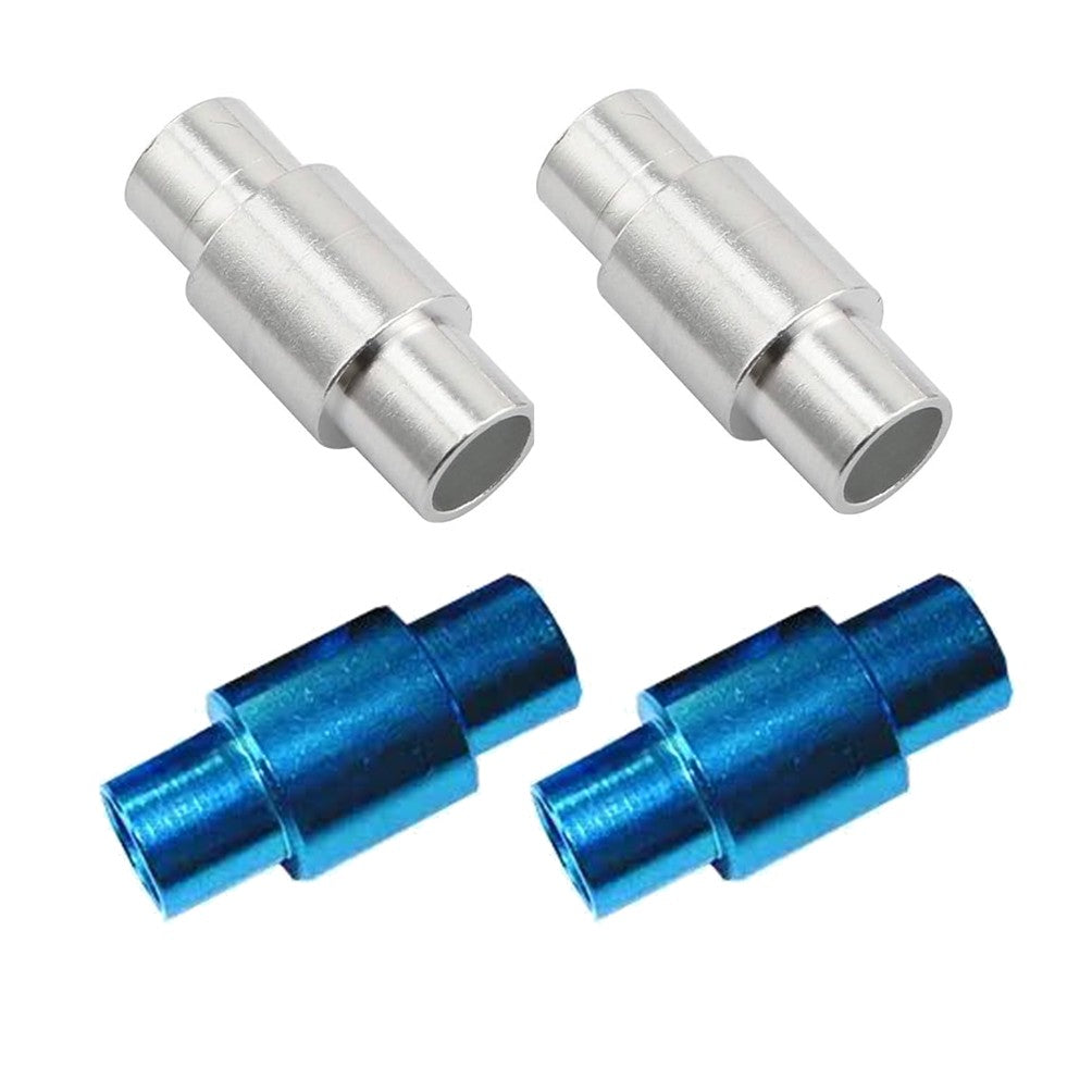 Inline Skate Bearing Spacer 6mm Silver/Blue - Lucky Skates