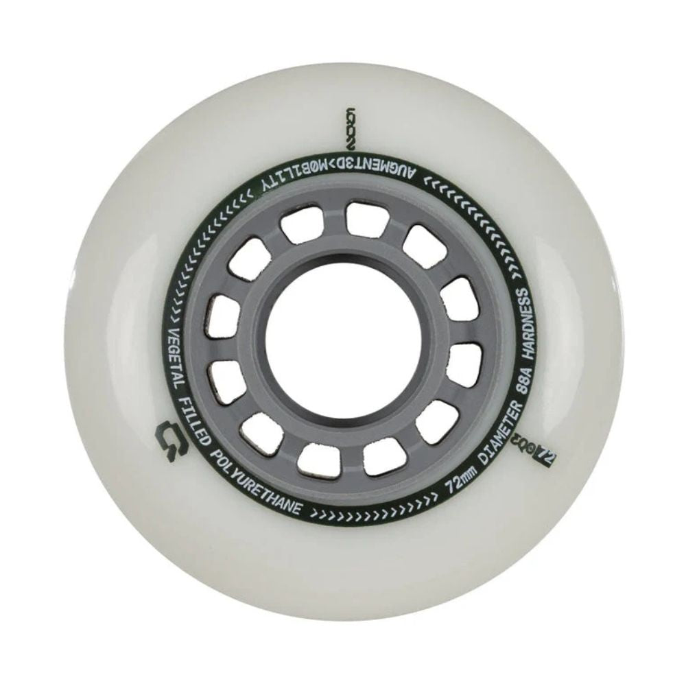 IQON EQO Inline Wheels 72mm 88A Grey natural - Lucky Skates 