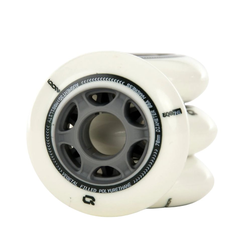 IQON EQO Inline Wheels 76mm 88A 4 Pack 3 Pack natural Grey - Lucky Skates 