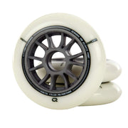 IQON EQO Inline Skate Wheels 100mm 88A White 3 Pack - Lucky Skates 