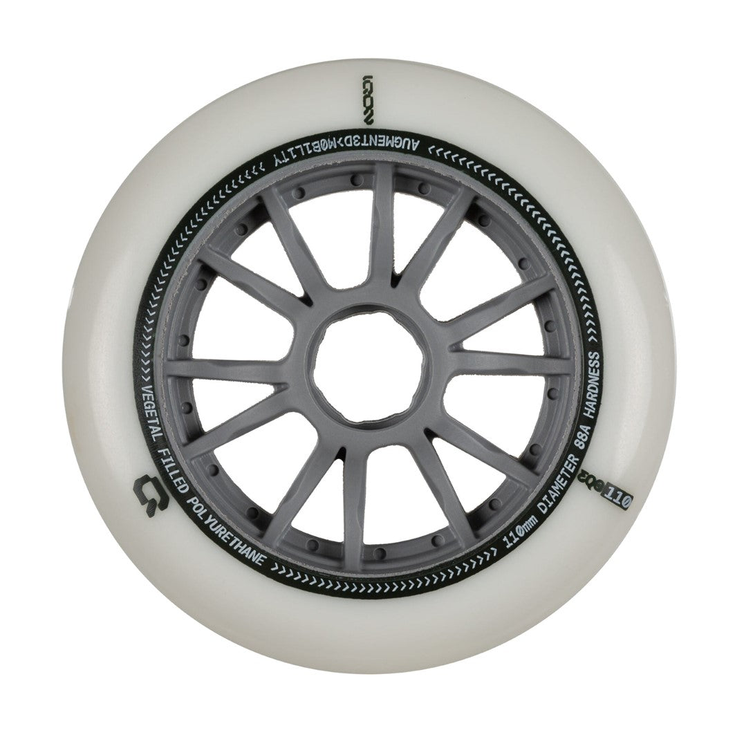 IQON EQO Inline Skate Wheels 110mm 88A Natural Grey - Lucky Skates 
