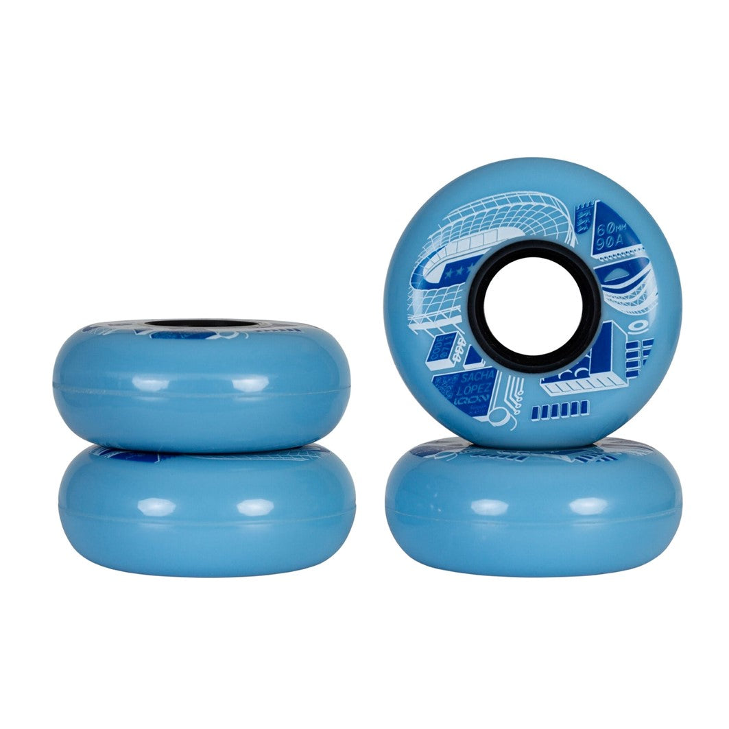 IQON Sacha Lopez Aggressive Inline Wheels 60mm 90A - 4 Pack - Lucky Skates
