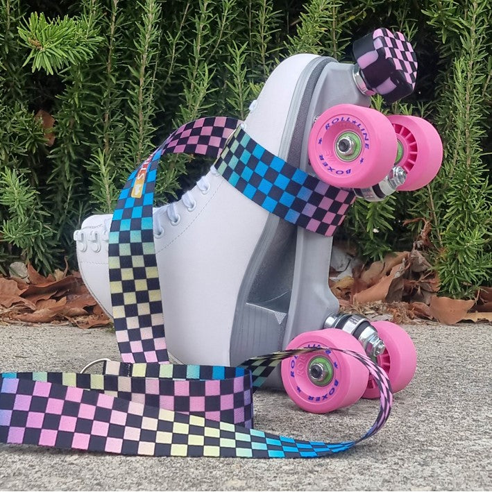 Jackson Finesse Boxer White Artistic Indoor Roller Skates - Lucky Skates