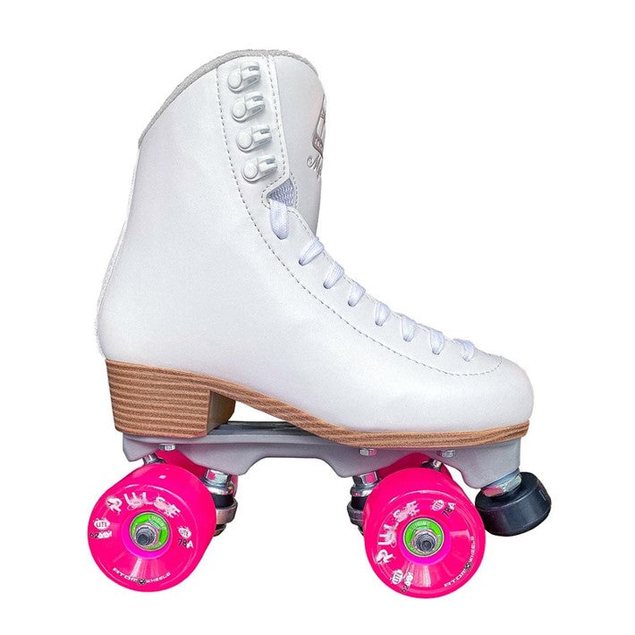 Jackson Mystique Artistic White Roller Skates - Lucky Skates