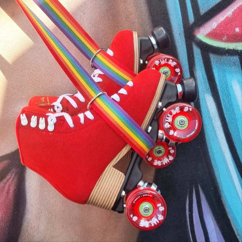 Jackson Vista Red High Top Roller Skates - Lucky Skates