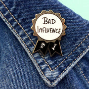 Bad Influence Award Pin - Lucky Skates