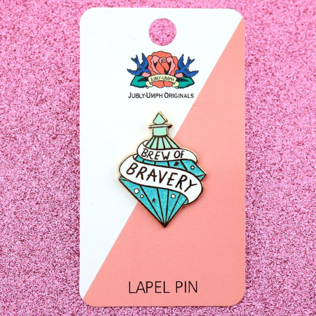 Jubly Umph Brew of Bravery Pin - Lucky Skates