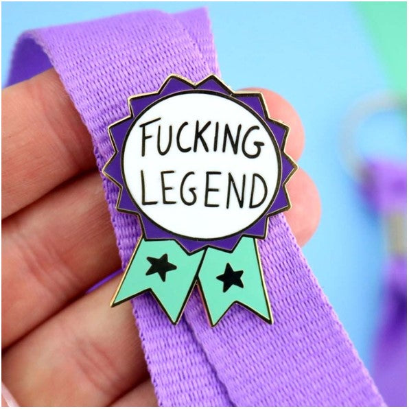 F*cking Legend Award Pin - Lucky Skates
