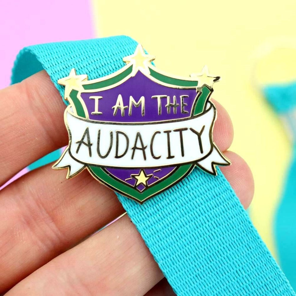 I Am The Audacity Pin - Lucky Skates