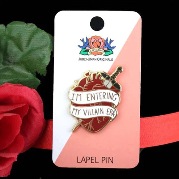Jubly Umph I'm Entering My Villain Era Pin - Lucky Skates