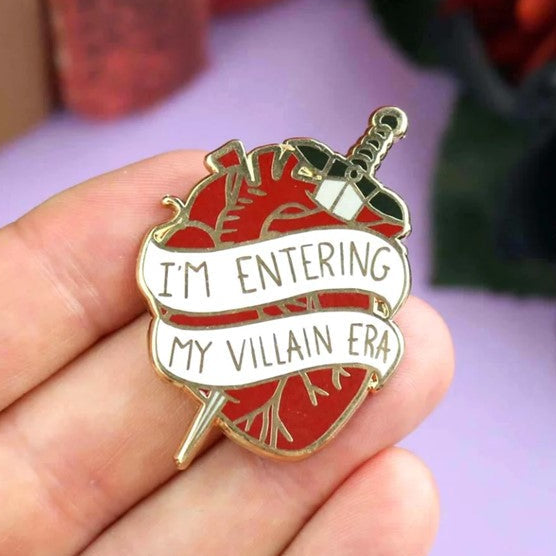 Jubly Umph I'm Entering My Villain Era Pin - Lucky Skates