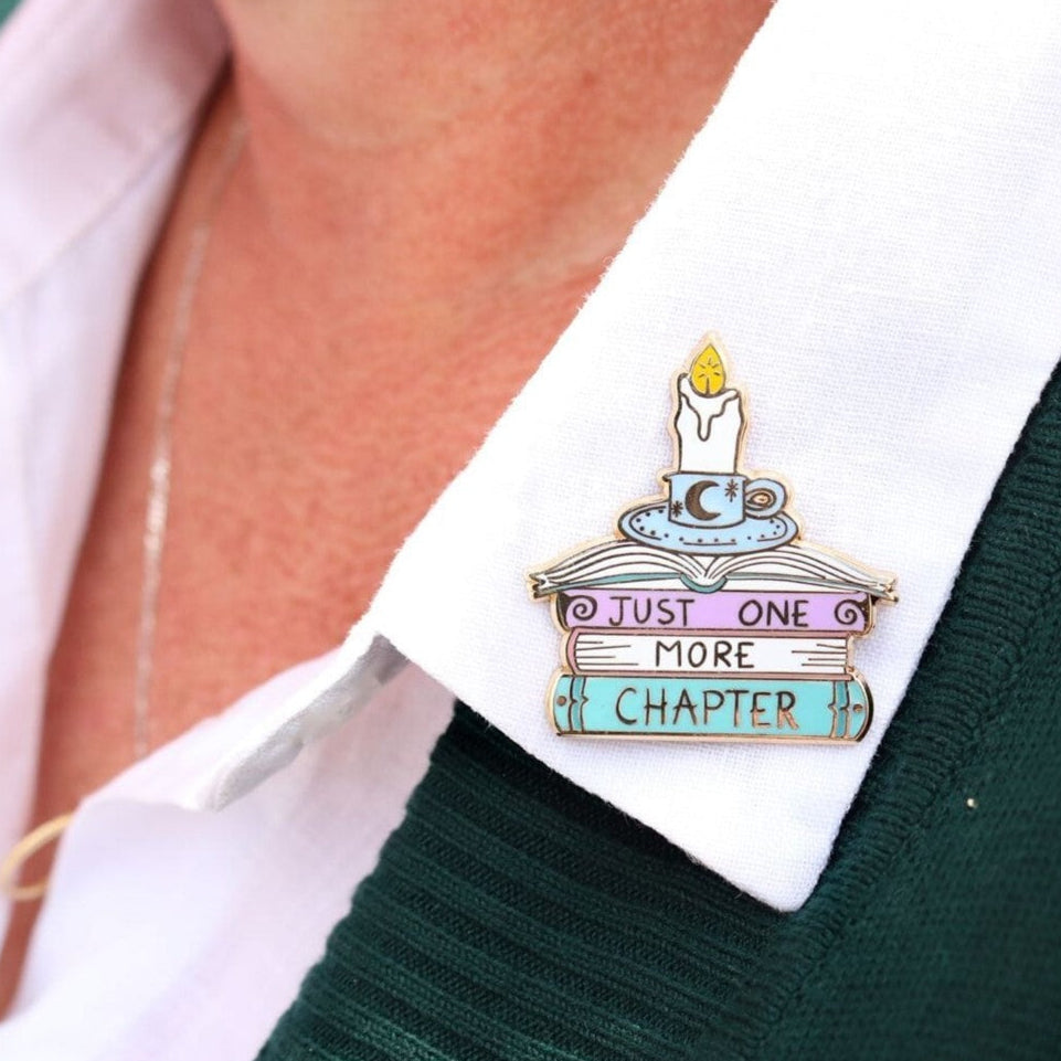 Jubly Umph Just One More Chapter Book Pin - Lucky Skates