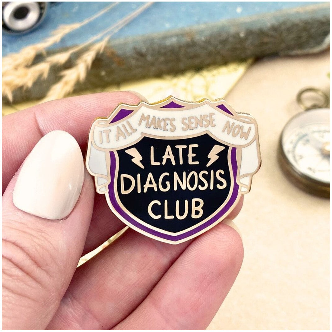 Jubly Umph Late Diagnosis Club Pin - Lucky Skates
