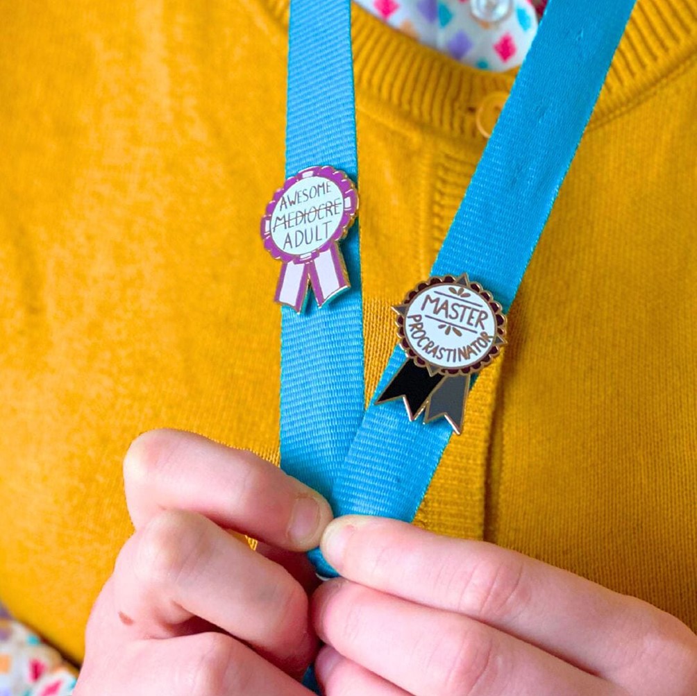 Jubly Umph Master Procrastinator Pin - Lucky Skates
