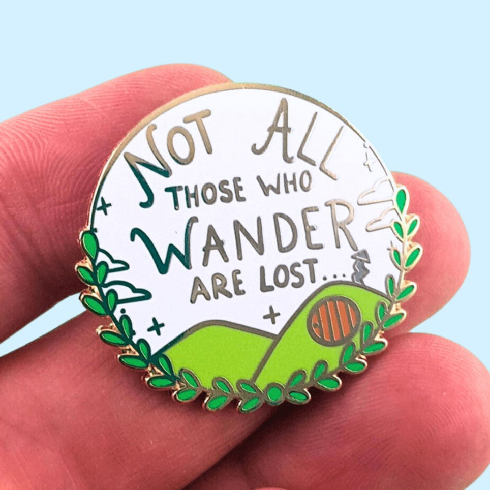 Jubly Umph Not All Those Who Wander Are Lost Pin - Lucky Skates