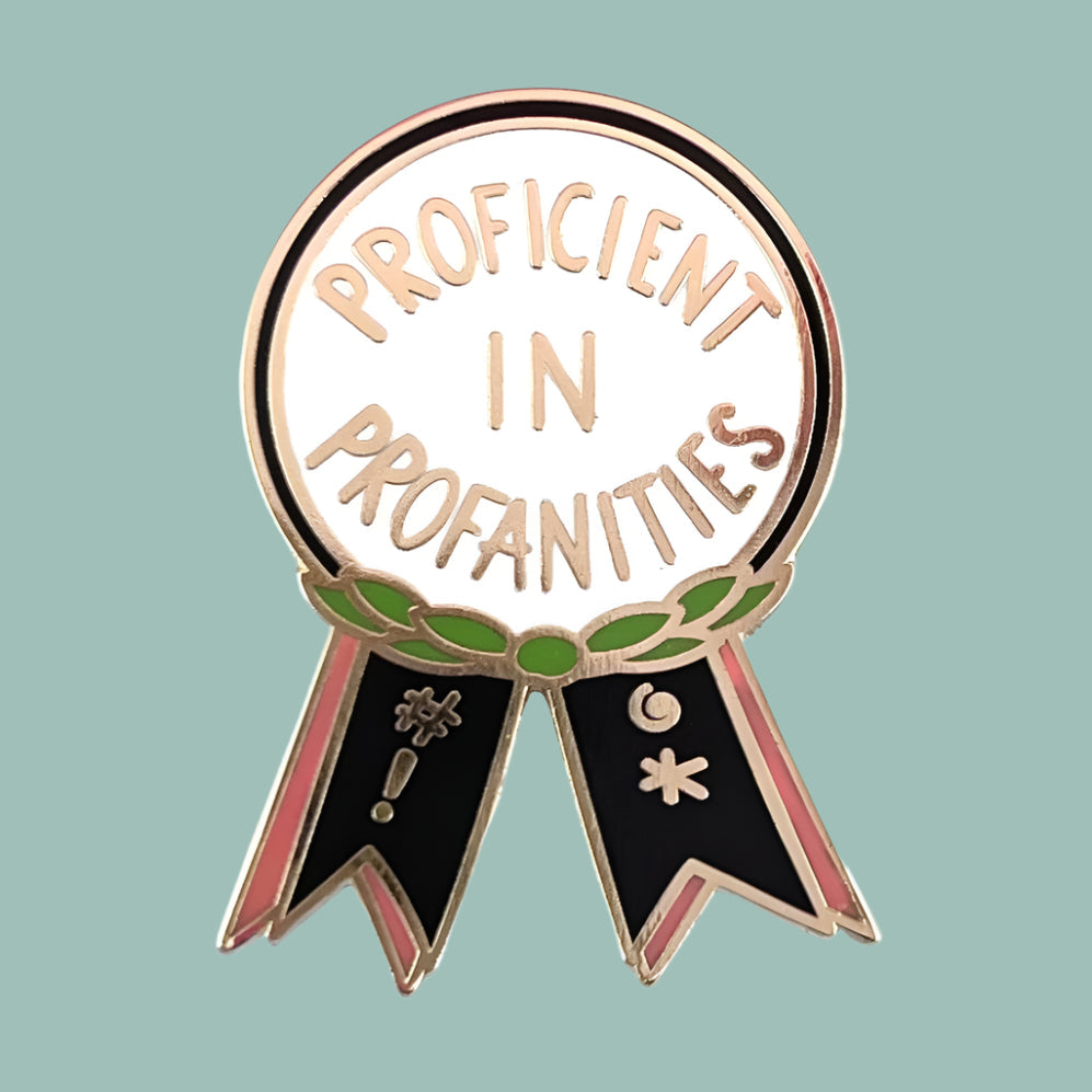 Jubly Umph Proficient in Profanities Pin - Lucky Skates