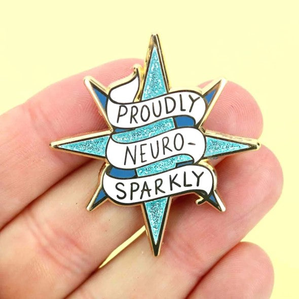 Jubly Umph Proudly Neuro-Sparkly Pin - Lucky Skates