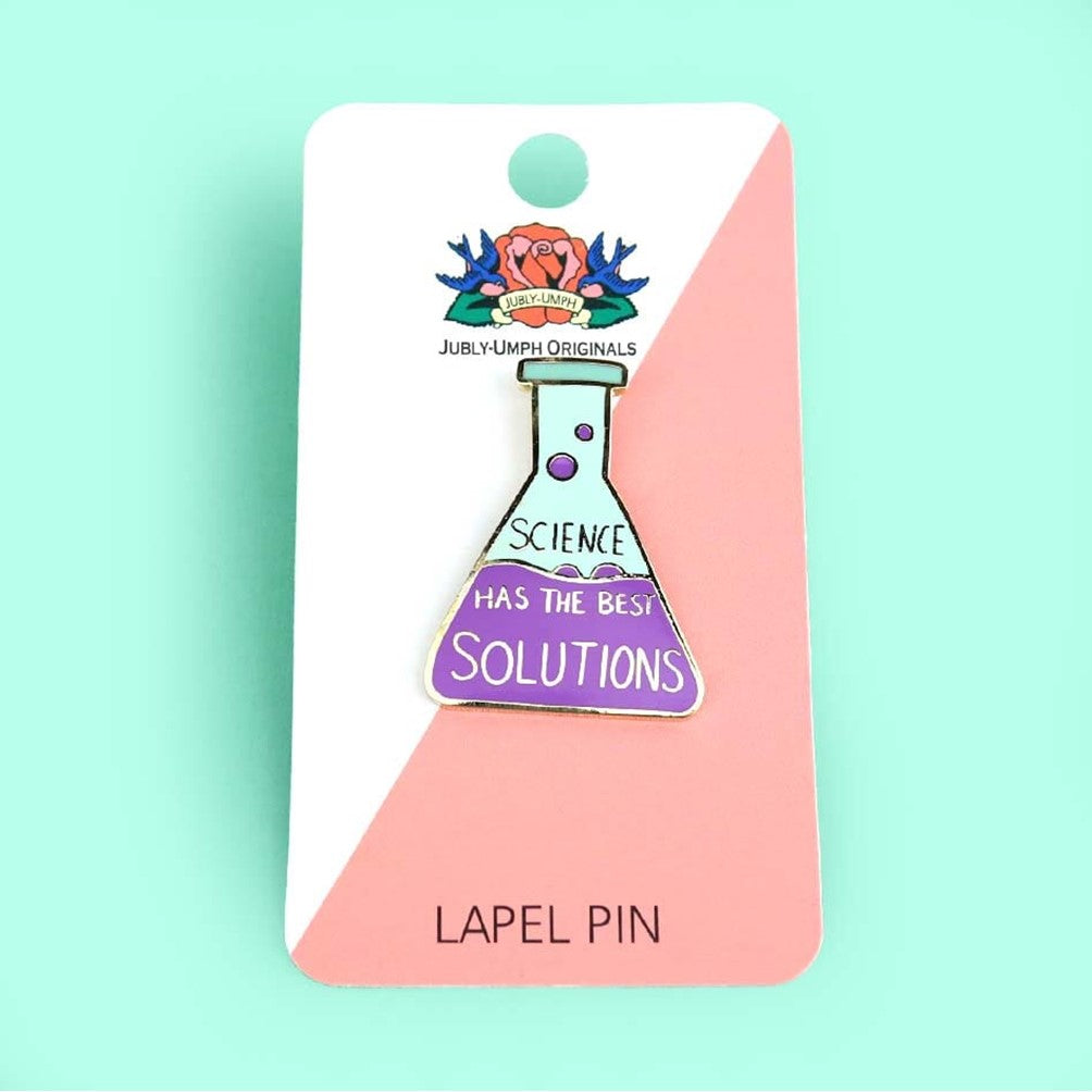 Jubly Umph Science Has The Best Solutions Pin - Lucky Skates
