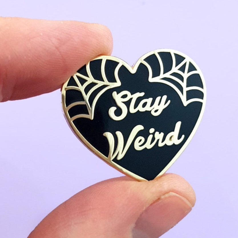 Jubly Umph Stay Weird Pin Black - Lucky Skates