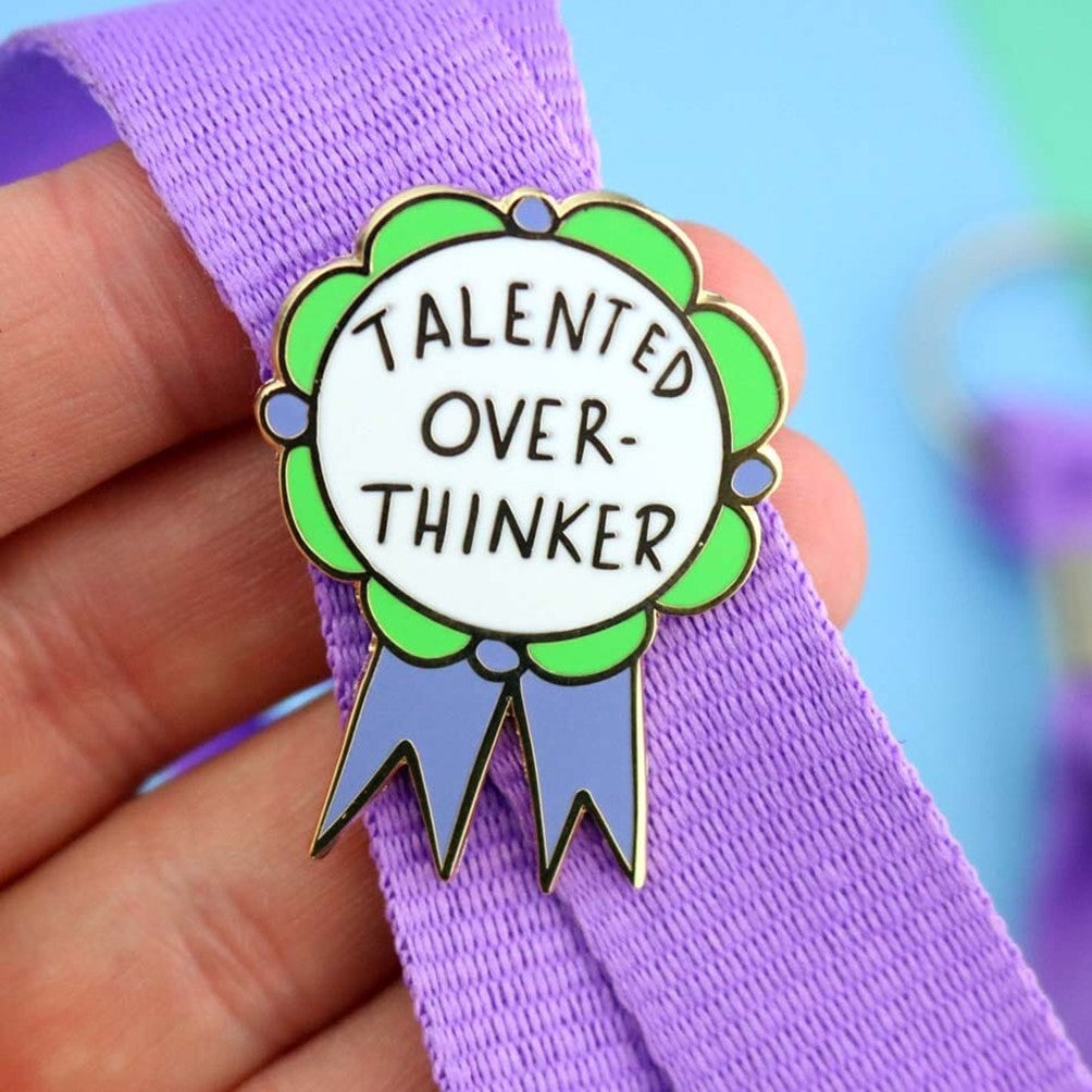 Talented Over-Thinker Pin - Lucky Skates