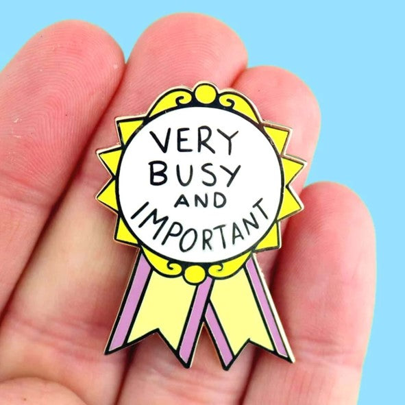 Jubly Umph Very Busy and Important Award Pin - Lucky Skates