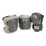 K2 Alexis Womens protective skate set Grey Knee Pads  Elbow Pads Wrist Guards 3-Pack - Lucky Skates