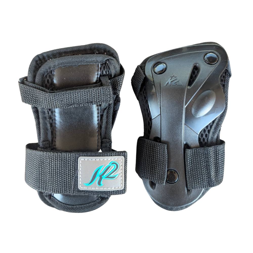K2 Celena Pro Black Womens Wrist Guards - Lucky Skates