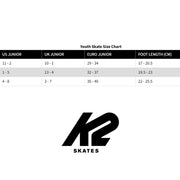 Kids Adjustable K2 Raider Black/Lime Inline Skates - Lucky Skates