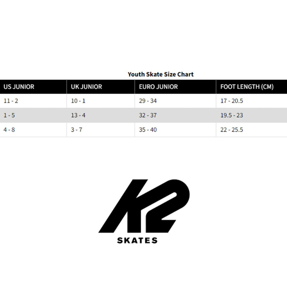 Kids Adjustable K2 Raider Black/Lime Inline Skates - Lucky Skates