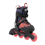 Kids Adjustable K2 Marlee Purple/Coral Inline Skates - Lucky Skates