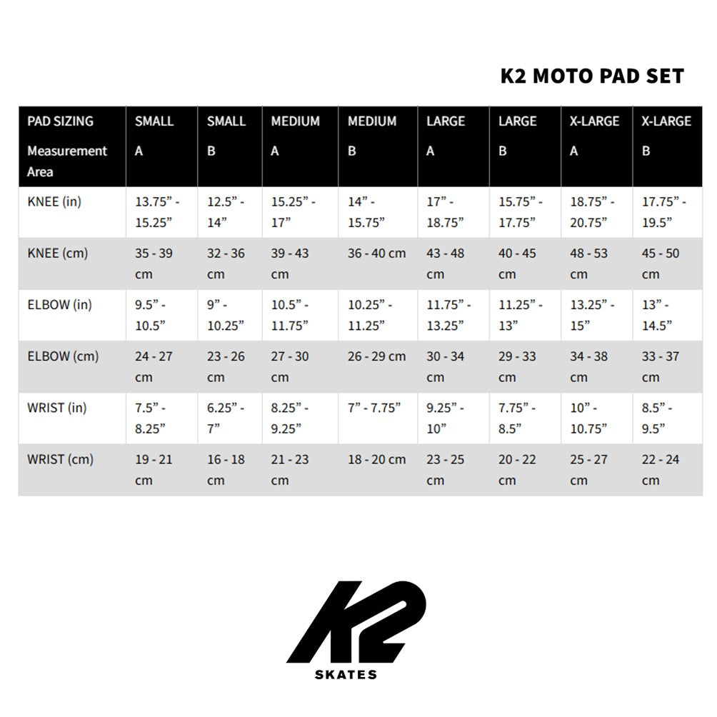 K2 Moto Knee Pad Elbow Pad Set *Last Pair* XL