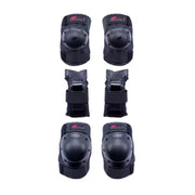K2 Padding Prime Mens Red Padding 3-Pack - Knee Pads, Elbow Pads, Wrist Guards - Lucky Skates