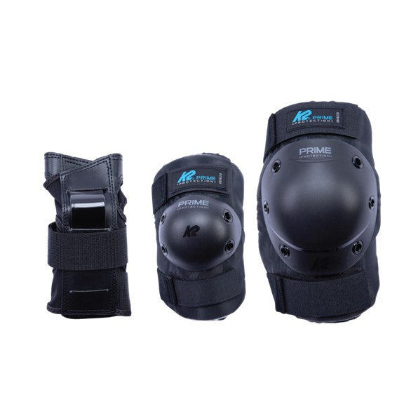 K2 Padding Set Blue Prime 3-Pack Knee Pads, Wrist Guards, Elbow Pads - Lucky Skates