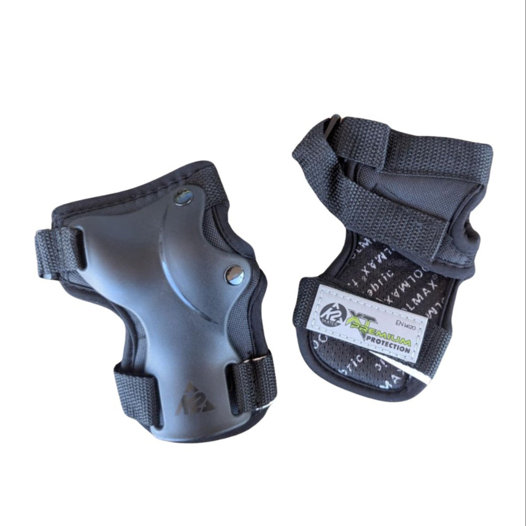 K2 XT Premium Mens Wrist Guards Black -  Lucky Skates 