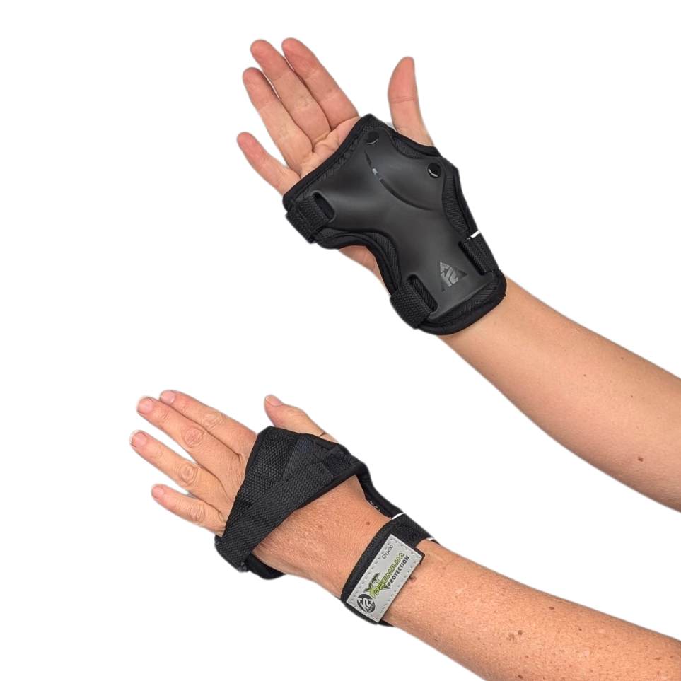 K2 XT Premium Mens Skate Wrist Guards Black -  Lucky Skates 